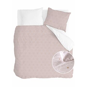 Golden Sparkles dekbedovertrek 240x220cm mauve