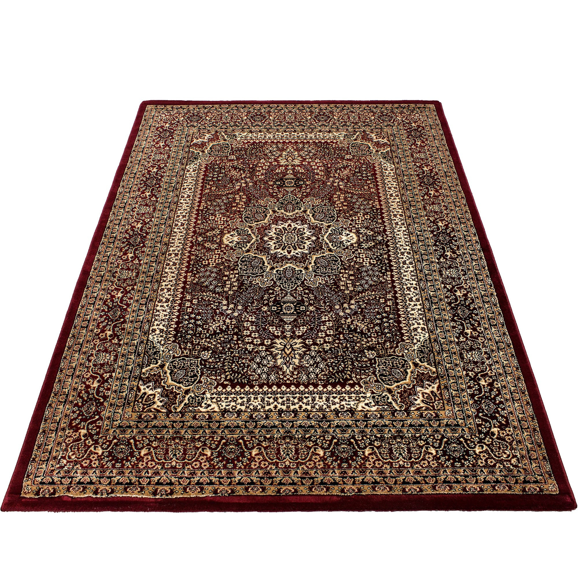 Marrakesh Berber vloerkleed laagpolig rechthoek 240x340cm rood