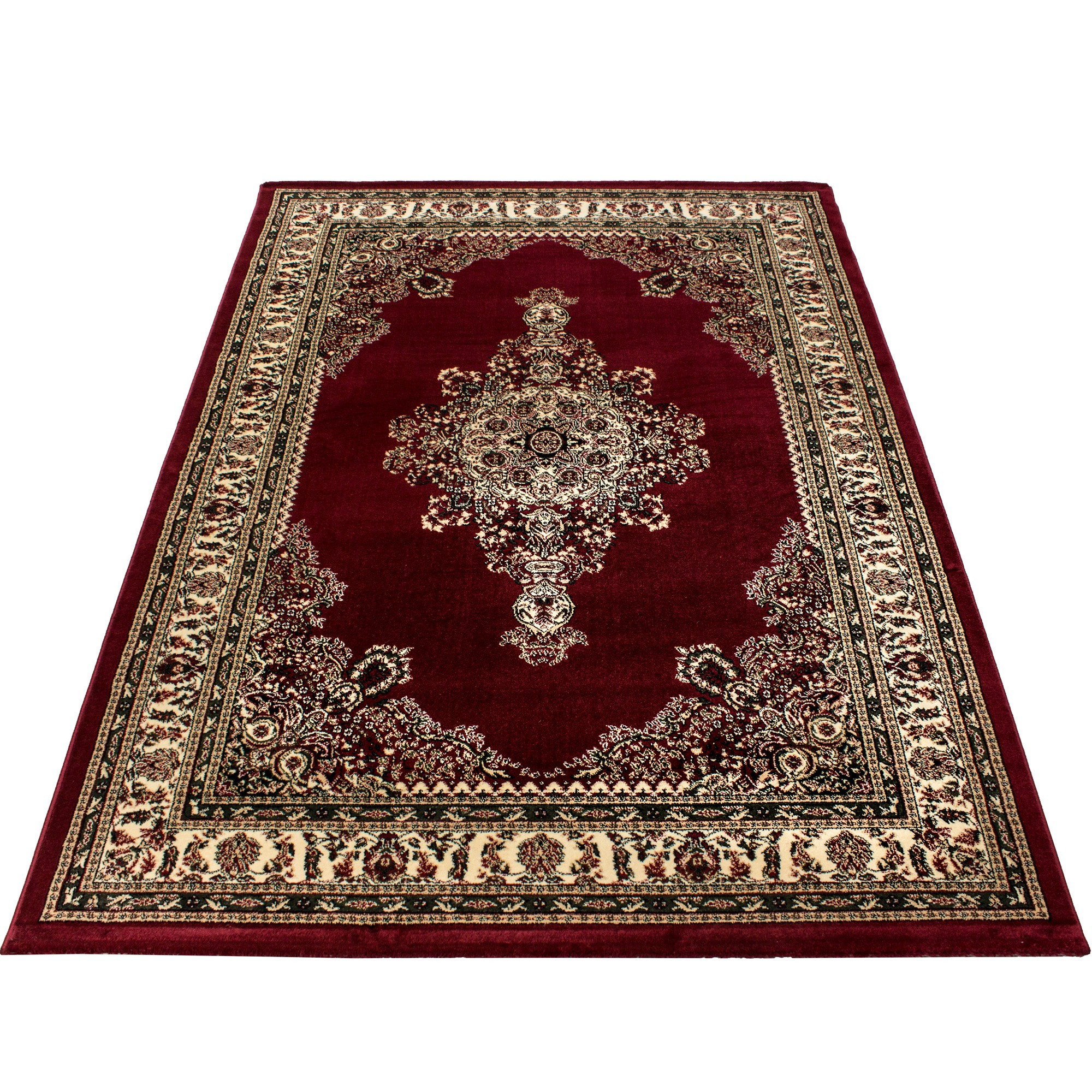 Marrakesh Afra vloerkleed laagpolig rechthoek 240x340cm rood