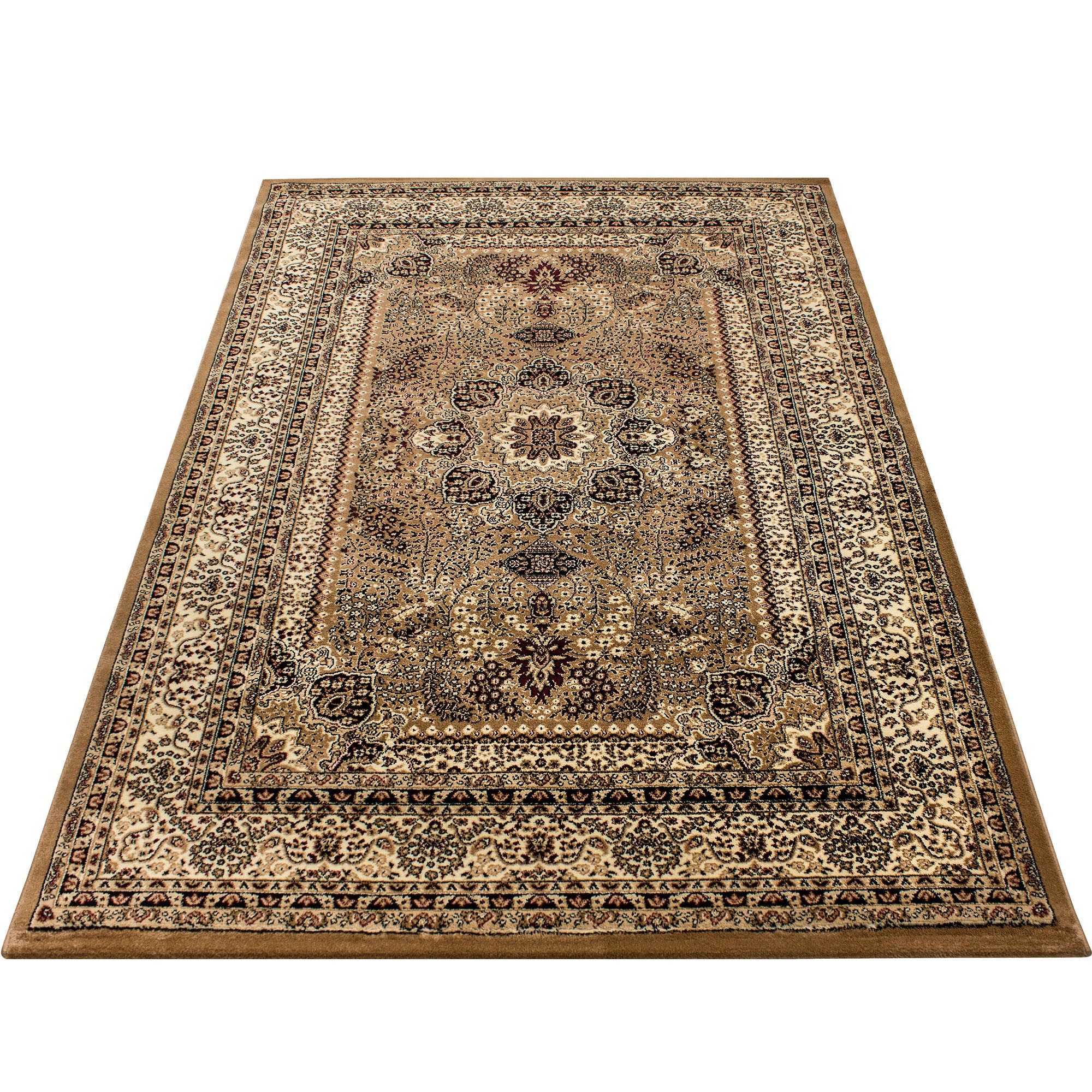 Marrakesh Berber vloerkleed laagpolig rechthoek 240x340cm beige