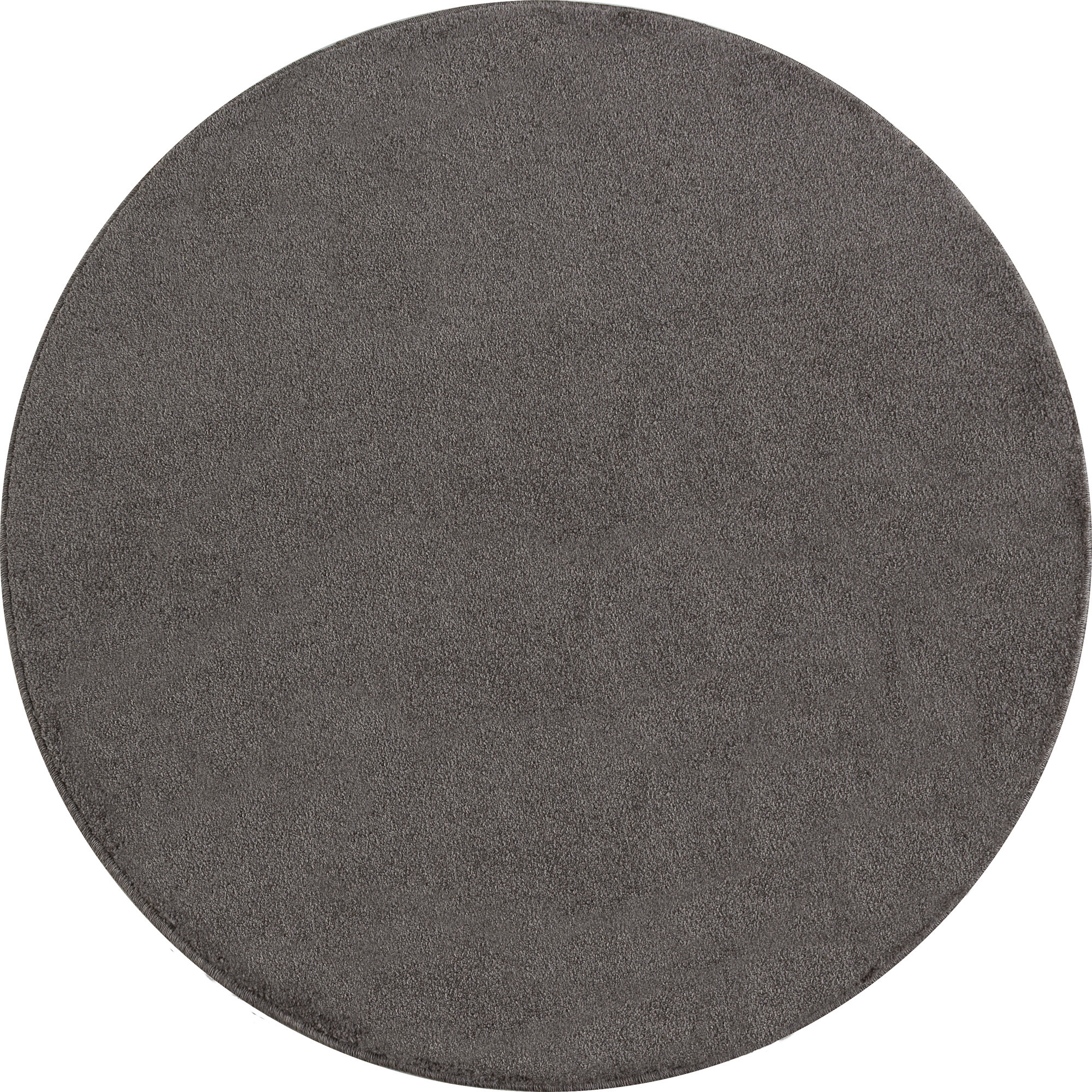 Ata tapis poils ras rond Ø 200cm moka