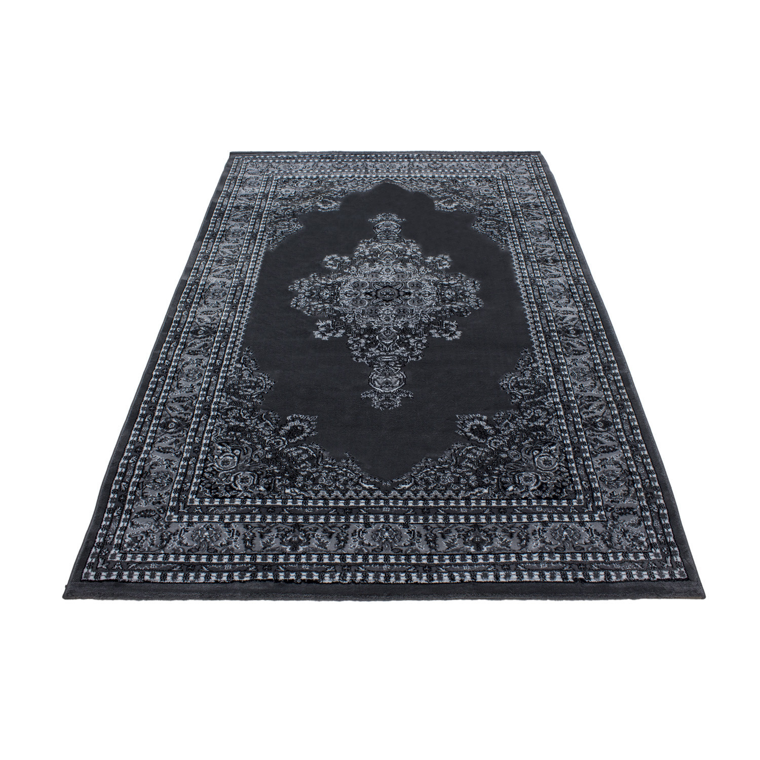 Marrakesh Afra vloerkleed laagpolig rechthoek 80x150cm grijs