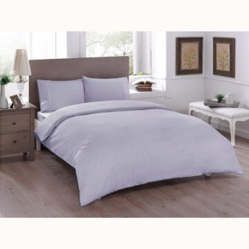 Taç Basic ranforce çift kişilik nevresim takımı 200x220cm lila