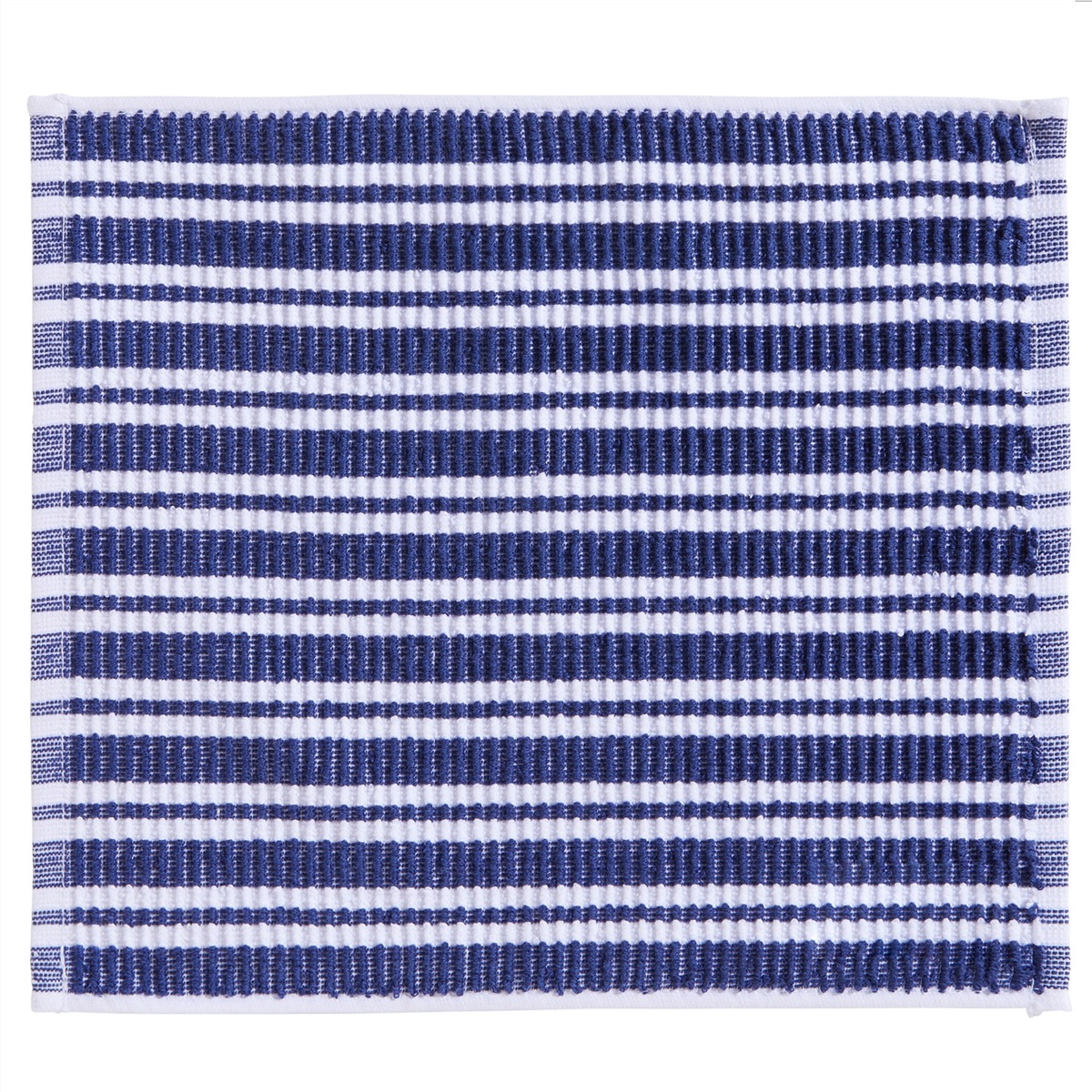 DDDDD Classic Stripe vaatdoek 30x30cm blauw (4 stuks)