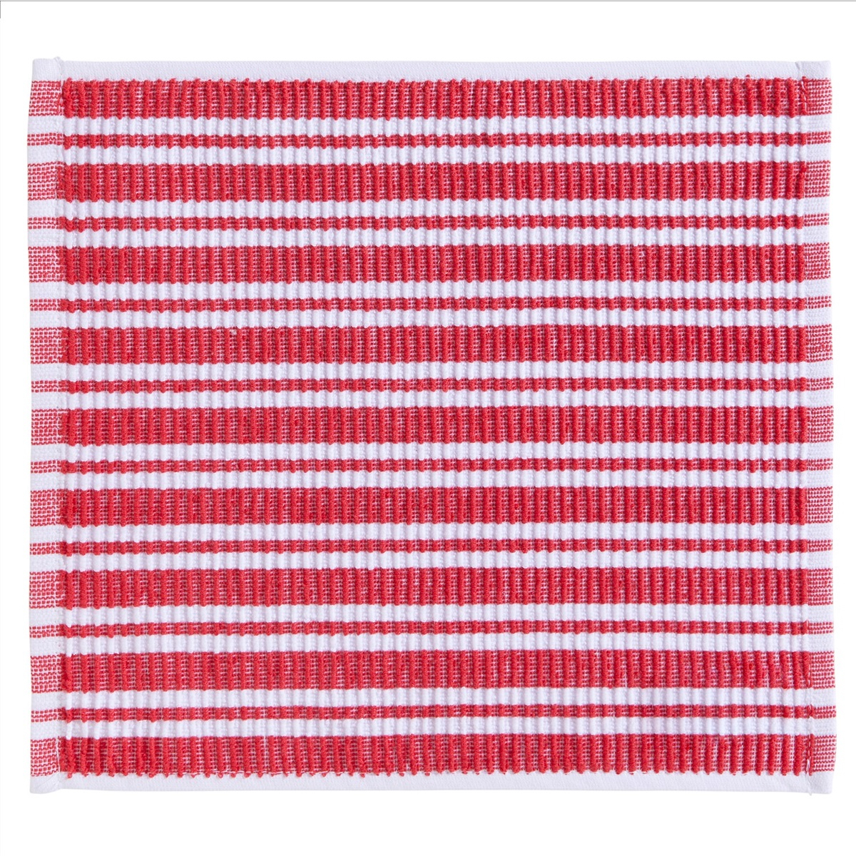 DDDDD Classic Stripe vaatdoek 30x30cm rood (4 stuks)