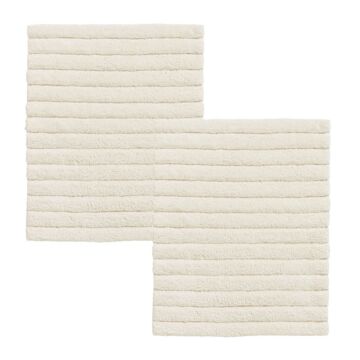 Seahorse Board badmat 50x60cm crème (2 stuks)