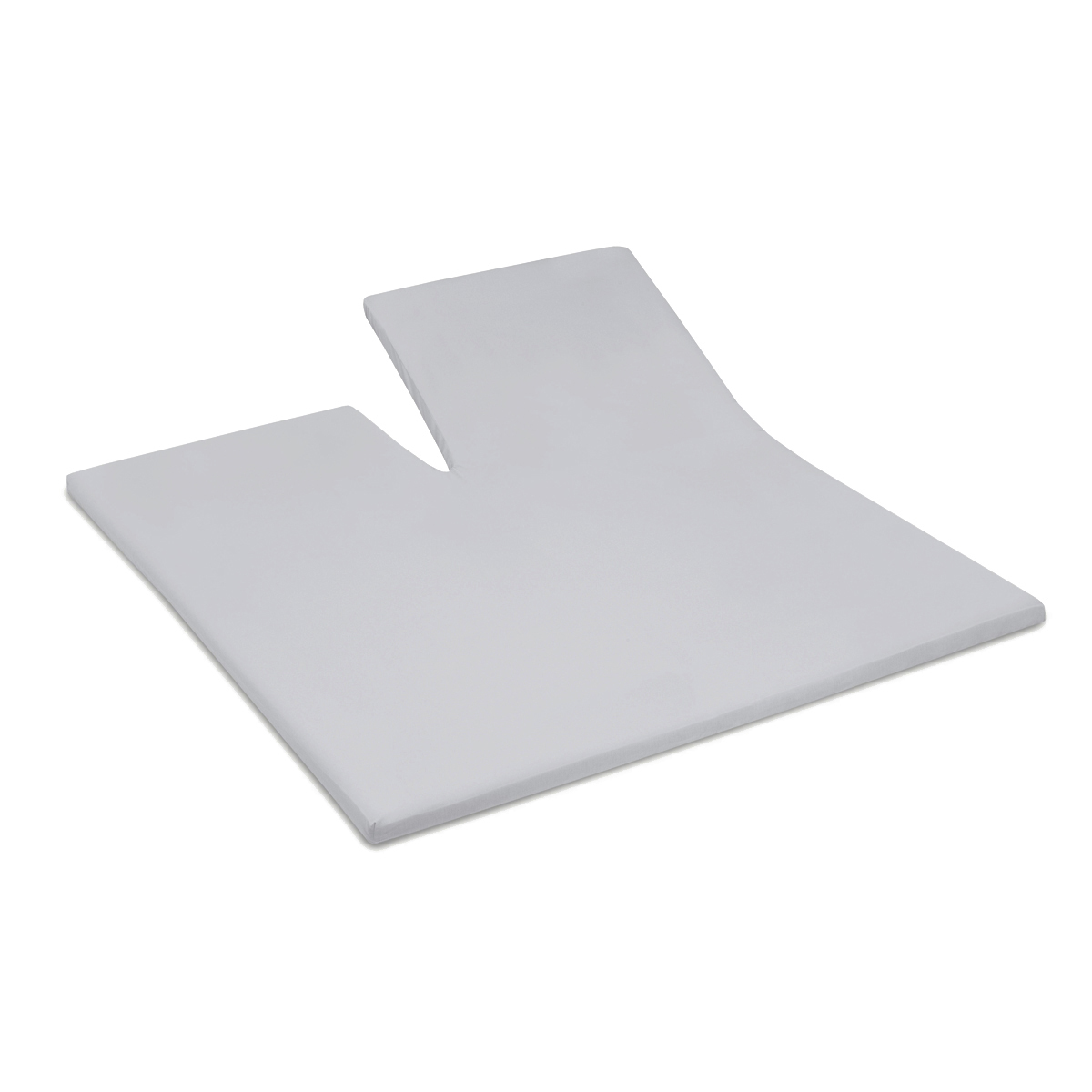 Cinderella Morning enkele splittopper hoeslaken 180x200/210cm flanel lichtgrijs (tot 15cm)