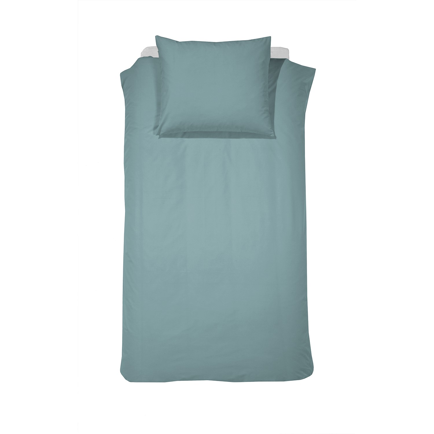 Cinderella Weekend 1-persoons dekbedovertrekset 140x220cm katoen mineraal groen