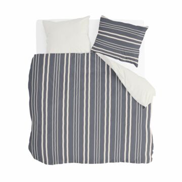 Steady Stripes dekbedovertrek 240x220cm blauw