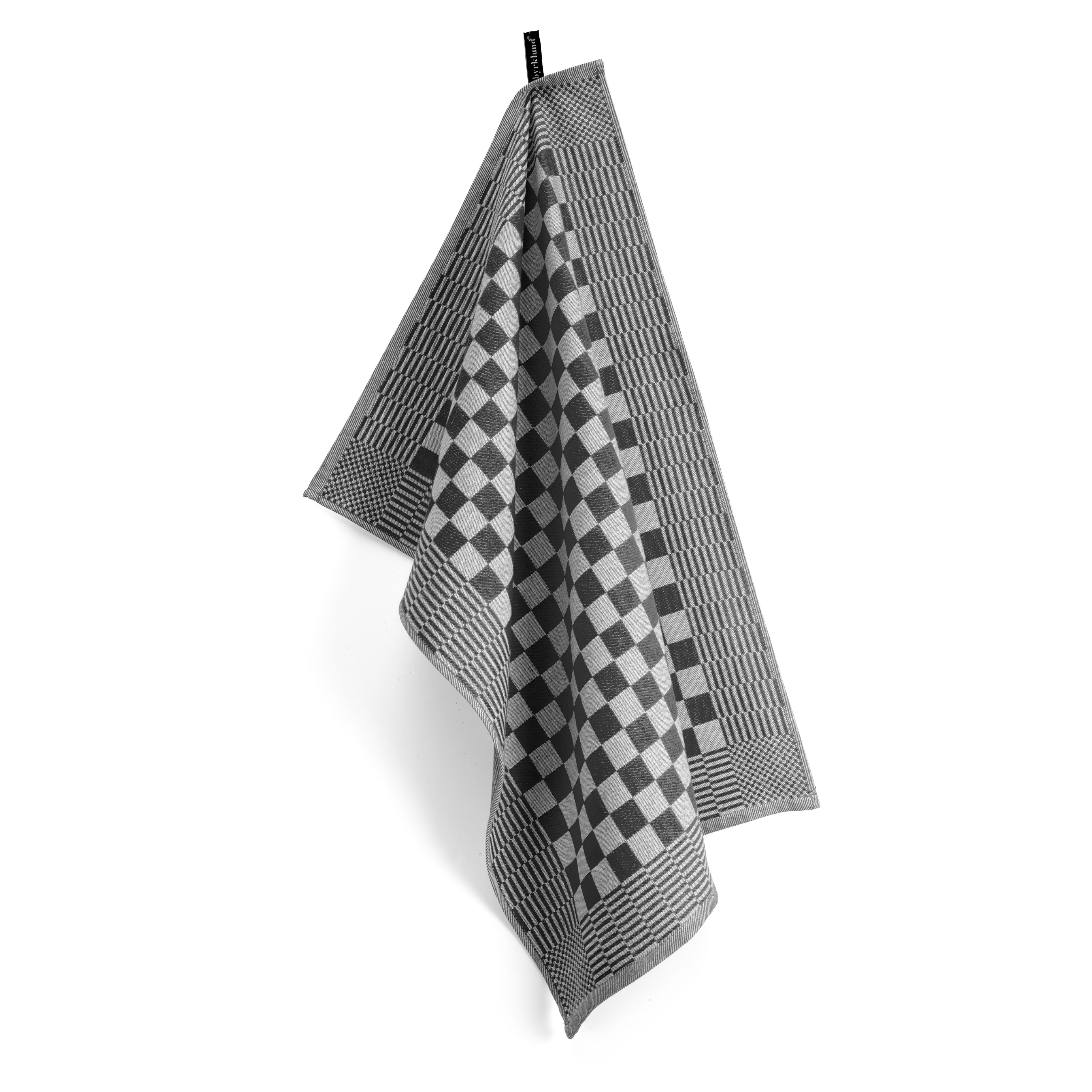 Clean & Tidy theedoek 50x70cm zwart (6 stuks)