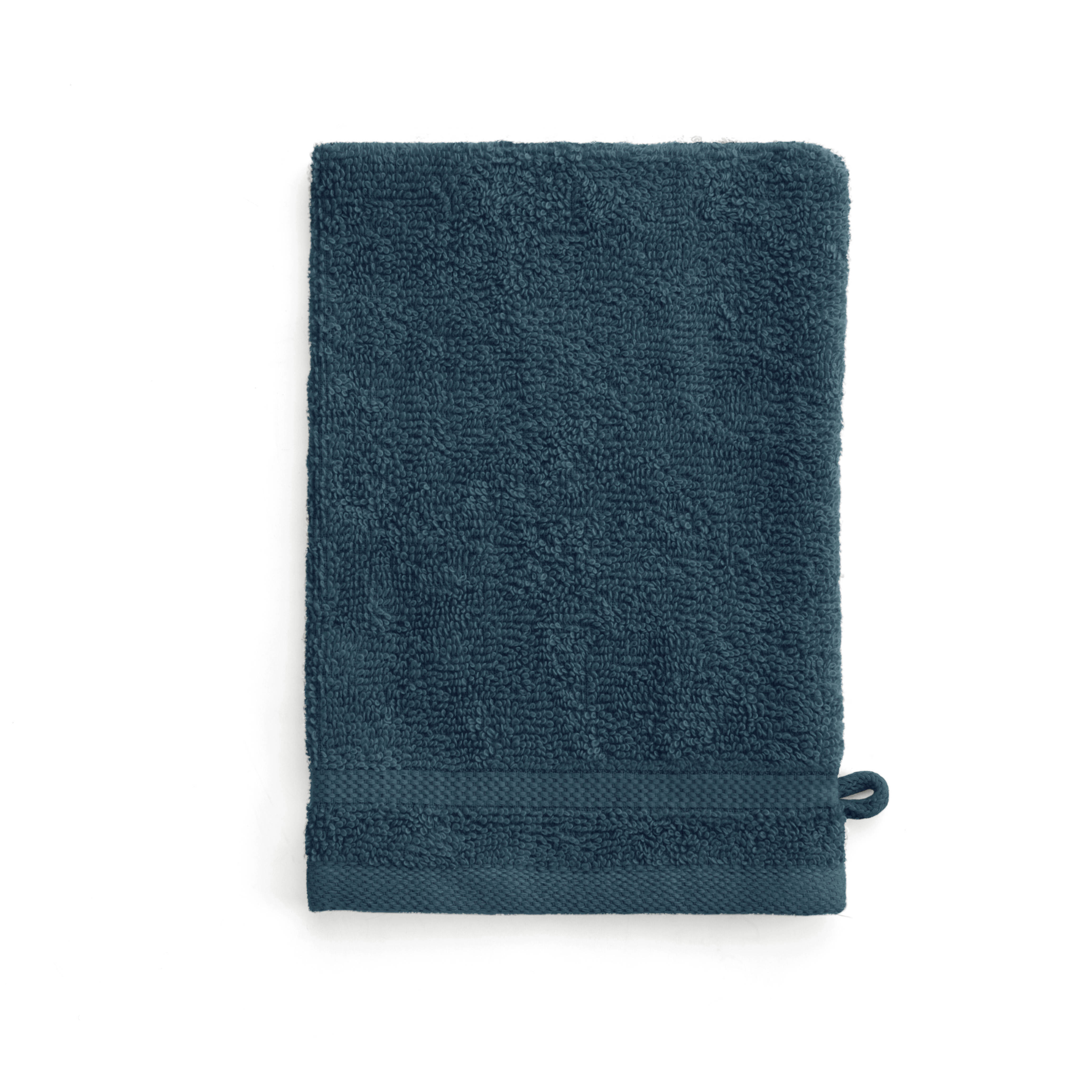 Bath Basics washand 16x21cm donkerblauw (4 stuks)