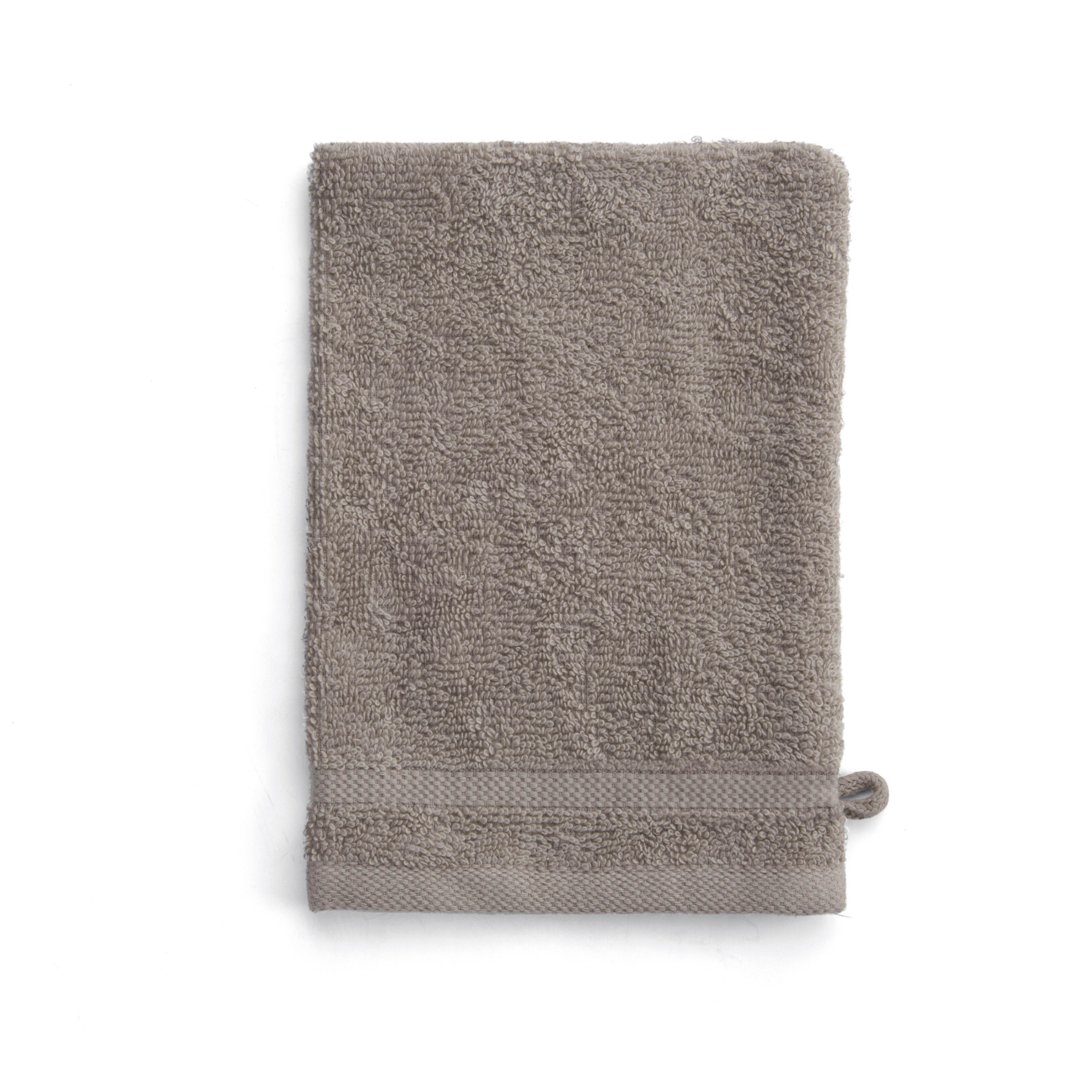 Bath Basics washand 16x21cm taupe (4 stuks)