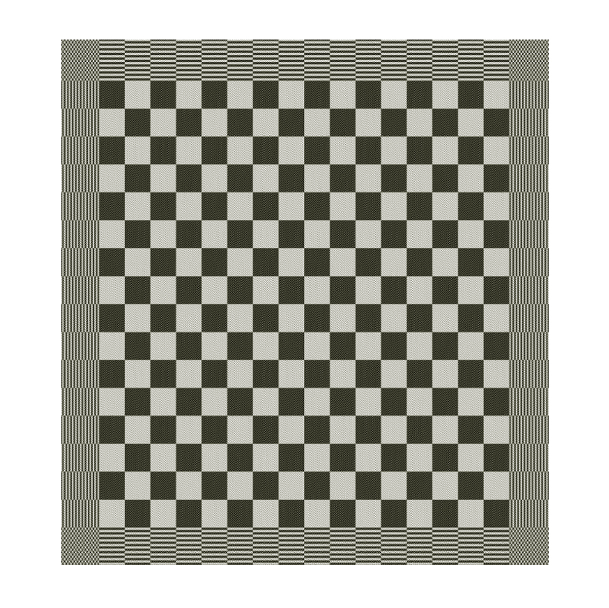 DDDDD Barbeque theedoek 65x65cm zwart (6 stuks)