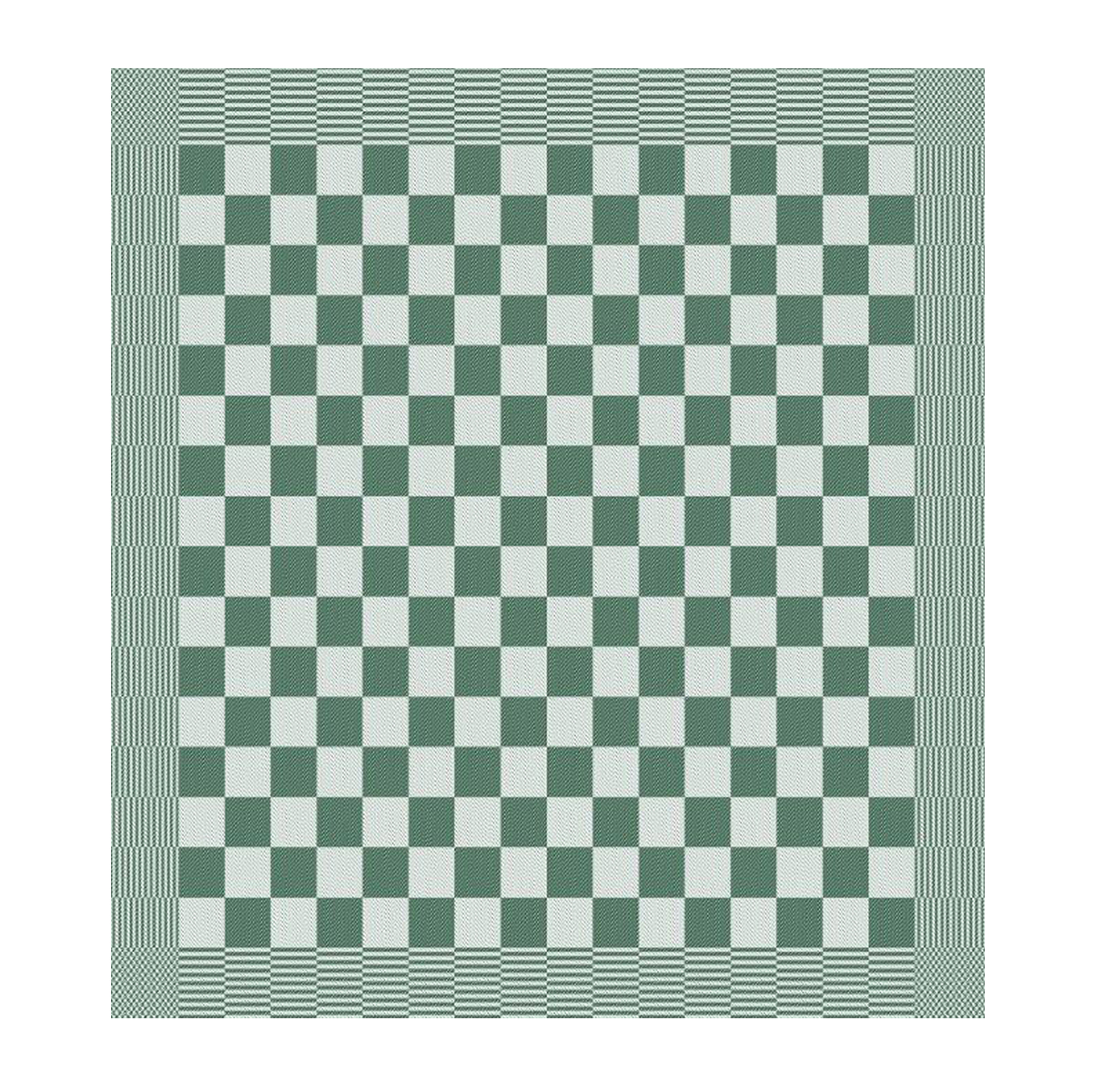 DDDDD Barbeque theedoek 65x65cm groen (6 stuks)