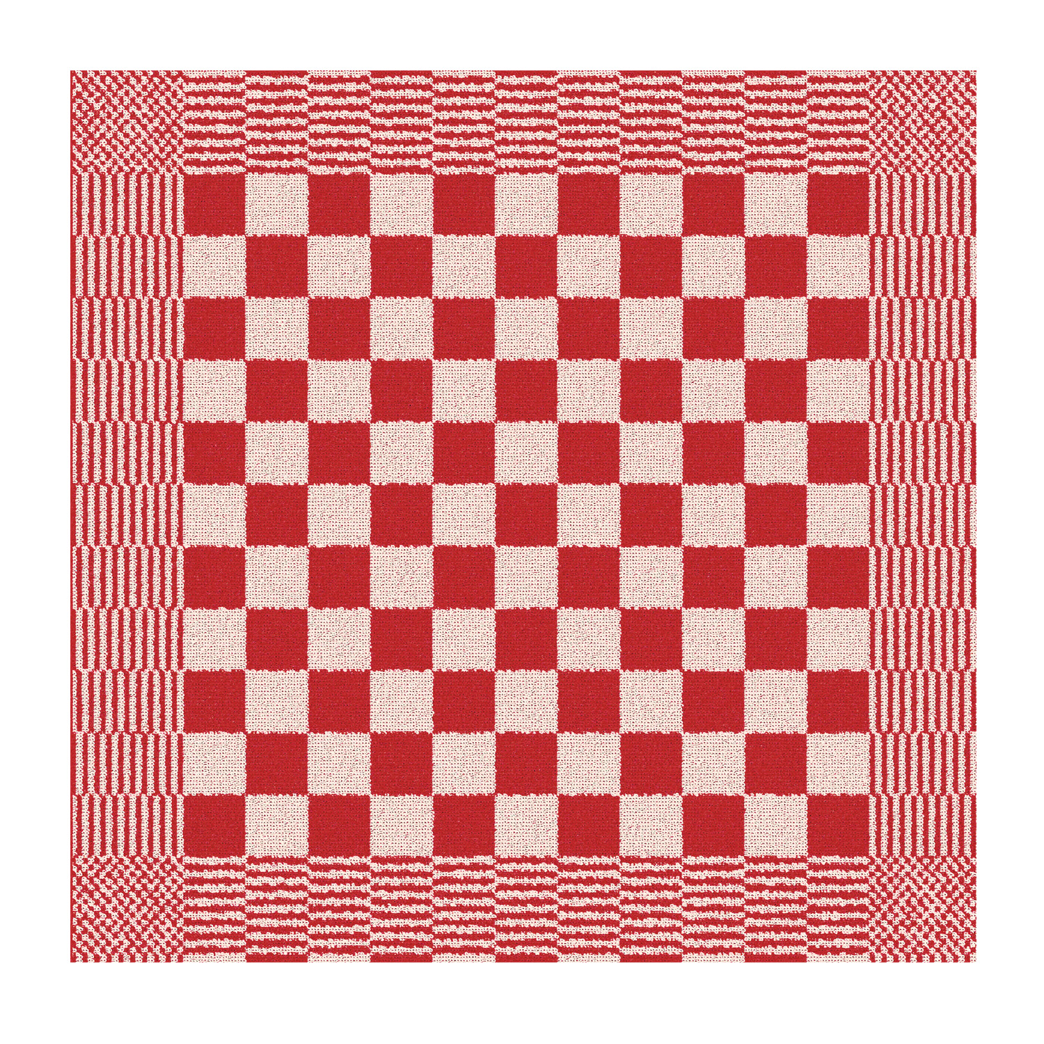 DDDDD Barbeque keukendoek 50x55cm rood (6 stuks)