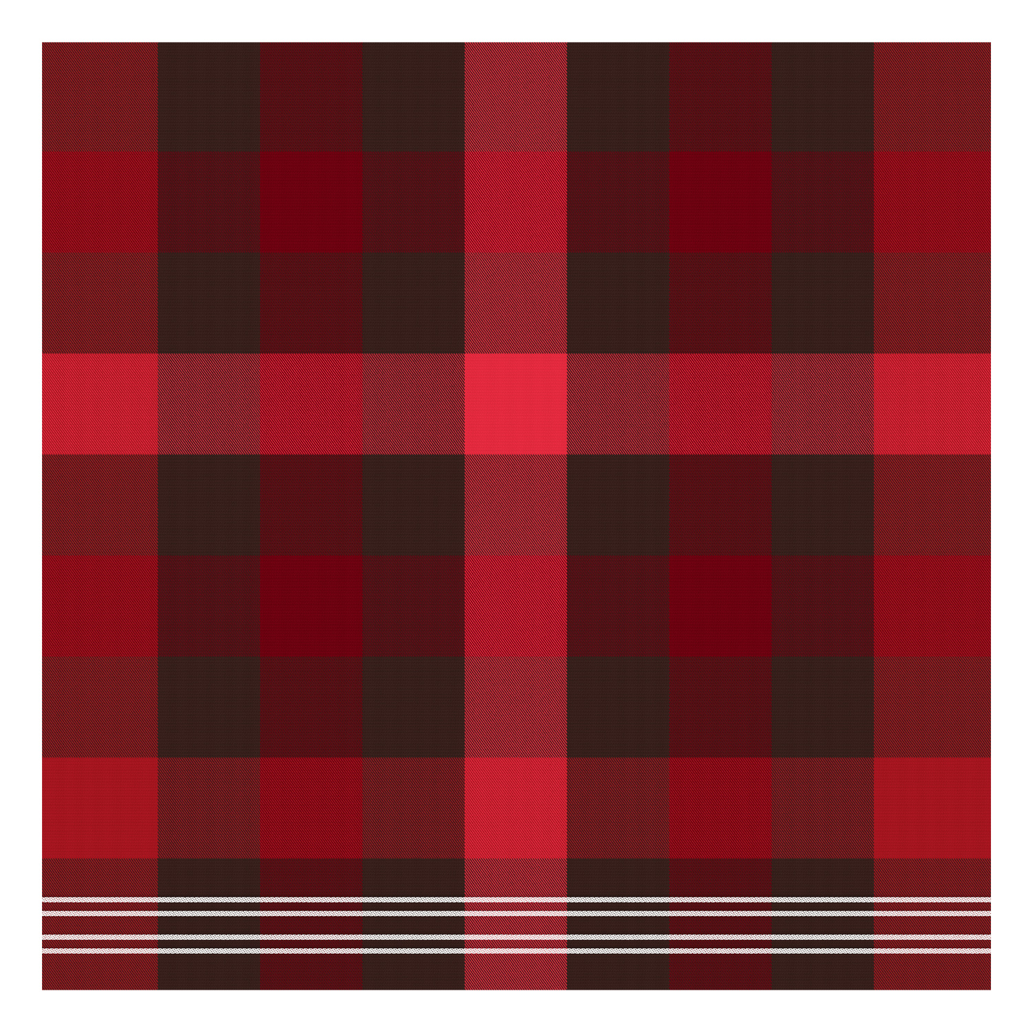 DDDDD Feller theedoek 60x65cm rood (6 stuks)