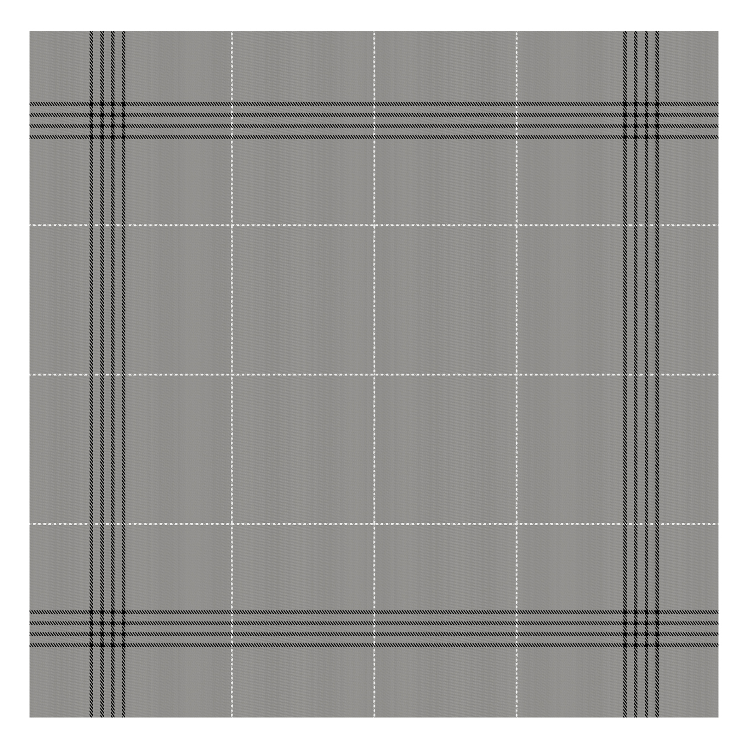 DDDDD Morvan theedoek 60x65cm bio katoen grijs (6 stuks)