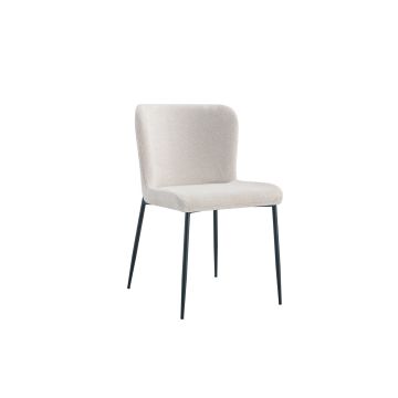 Lira Eetkamerstoel – Stof – Beige