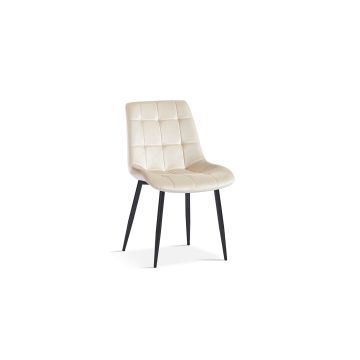Juna Eetkamerstoel – Fluweel – Beige