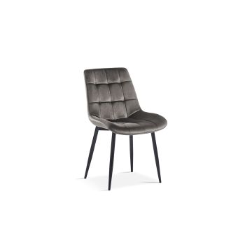 Juna Eetkamerstoel – Fluweel – Taupe