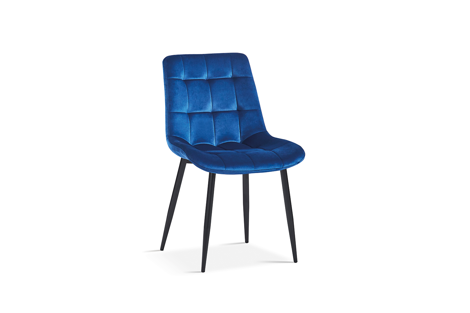 Juna Eetkamerstoel – Fluweel – Blauw
