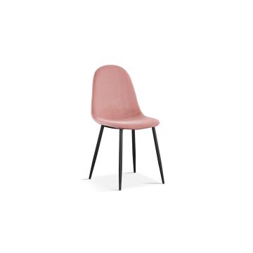 Boro Eetkamerstoel – Fluweel – Roze