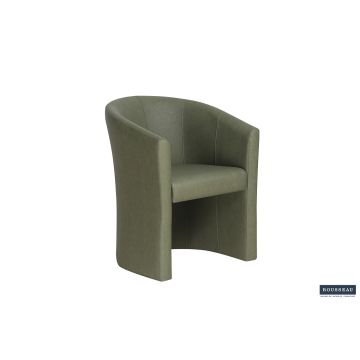 Charu Kuipstoel – Vintage Kunstleer – Groen