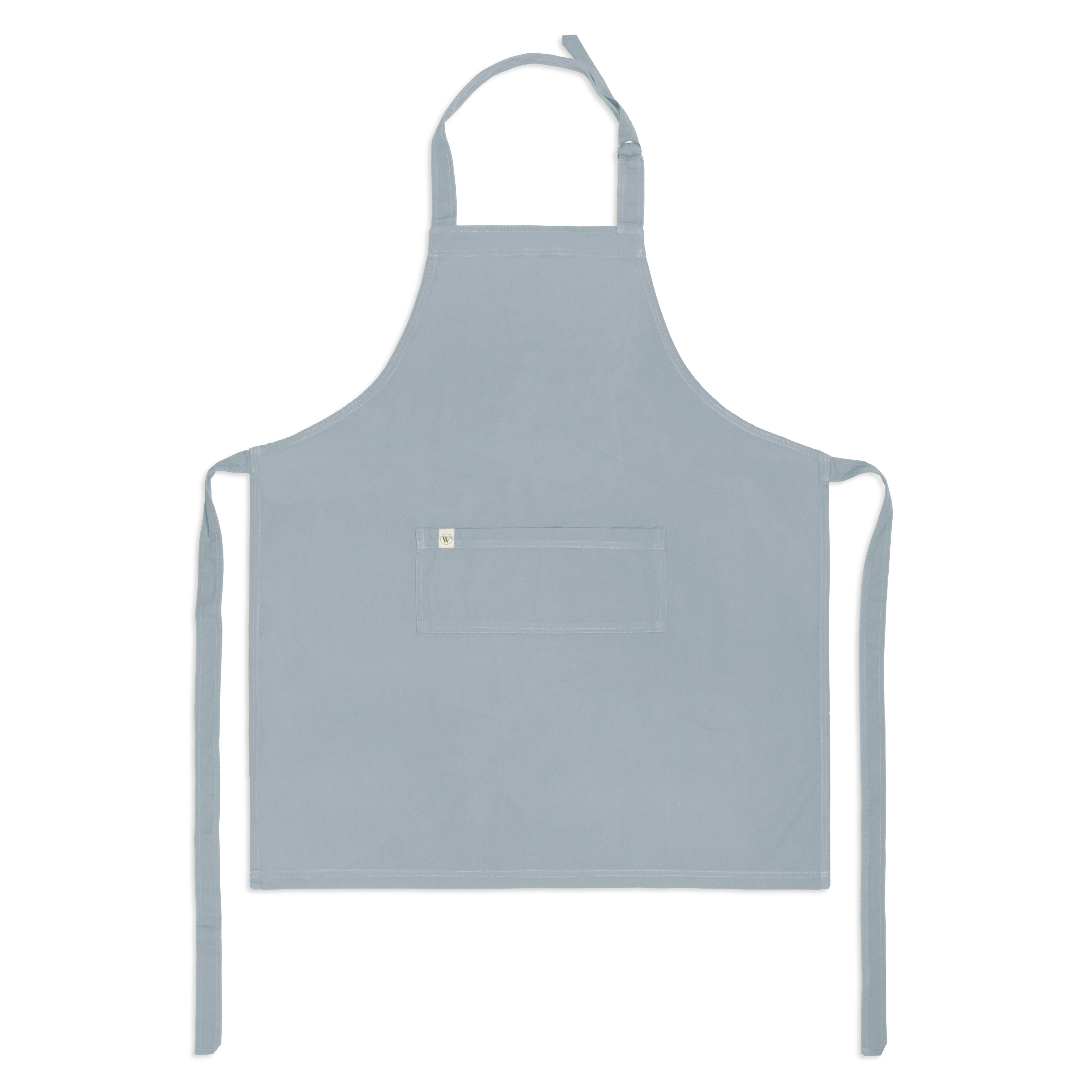 Cook with Happiness keukenschort 75x90cm jeans blauw