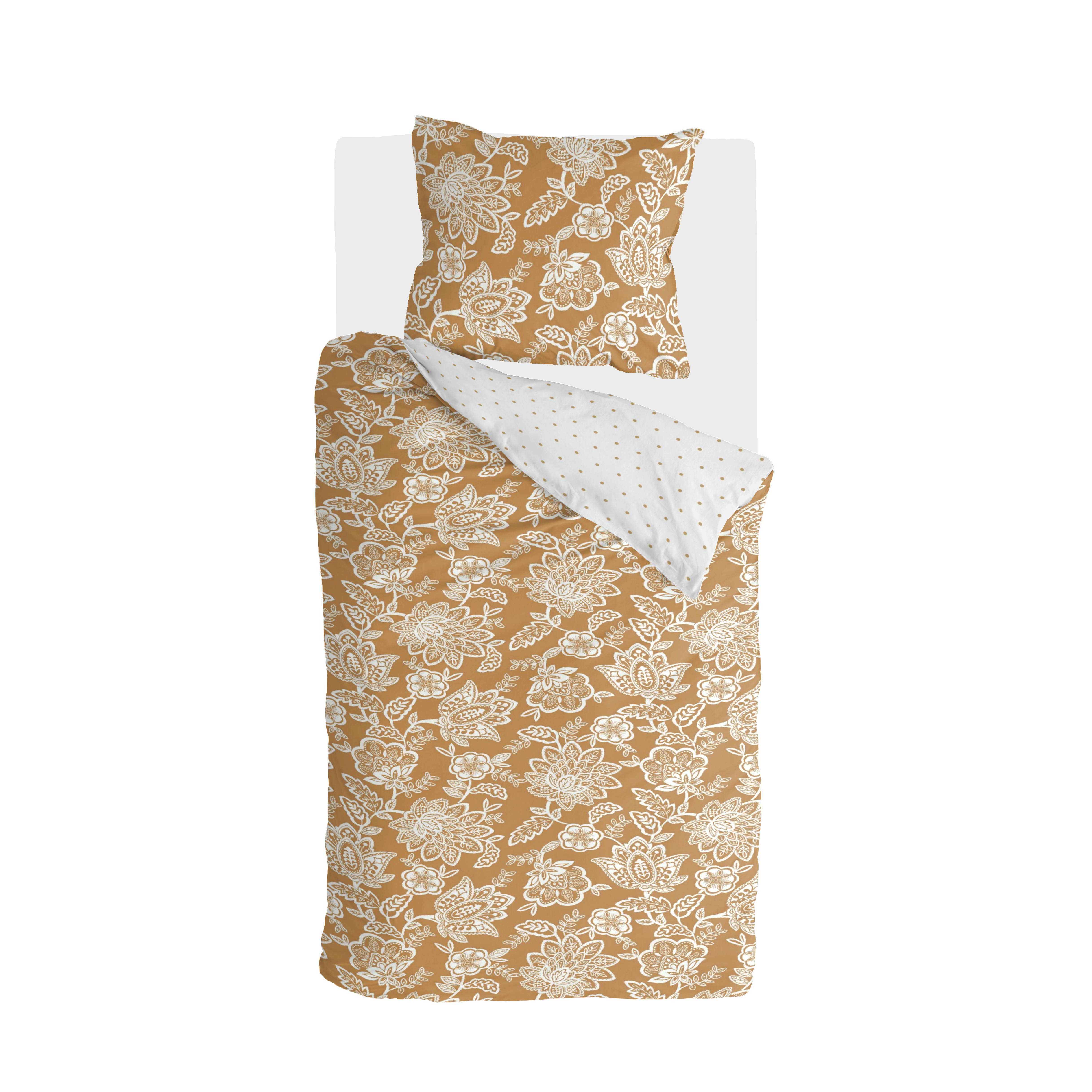 Country Love dekbedovertrek 140x220cm cognac