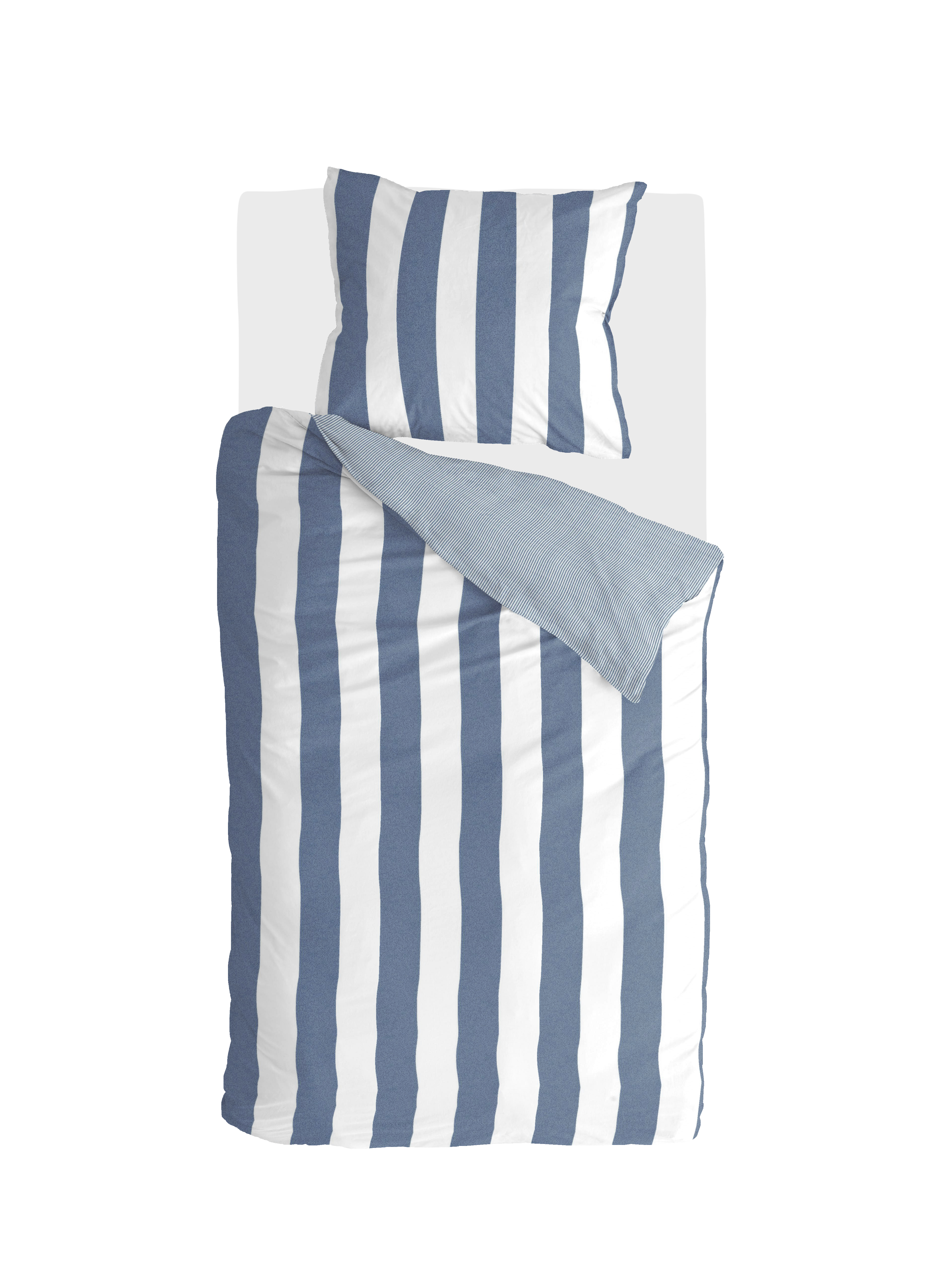 Everline dekbedovertrek 135x200cm blauw