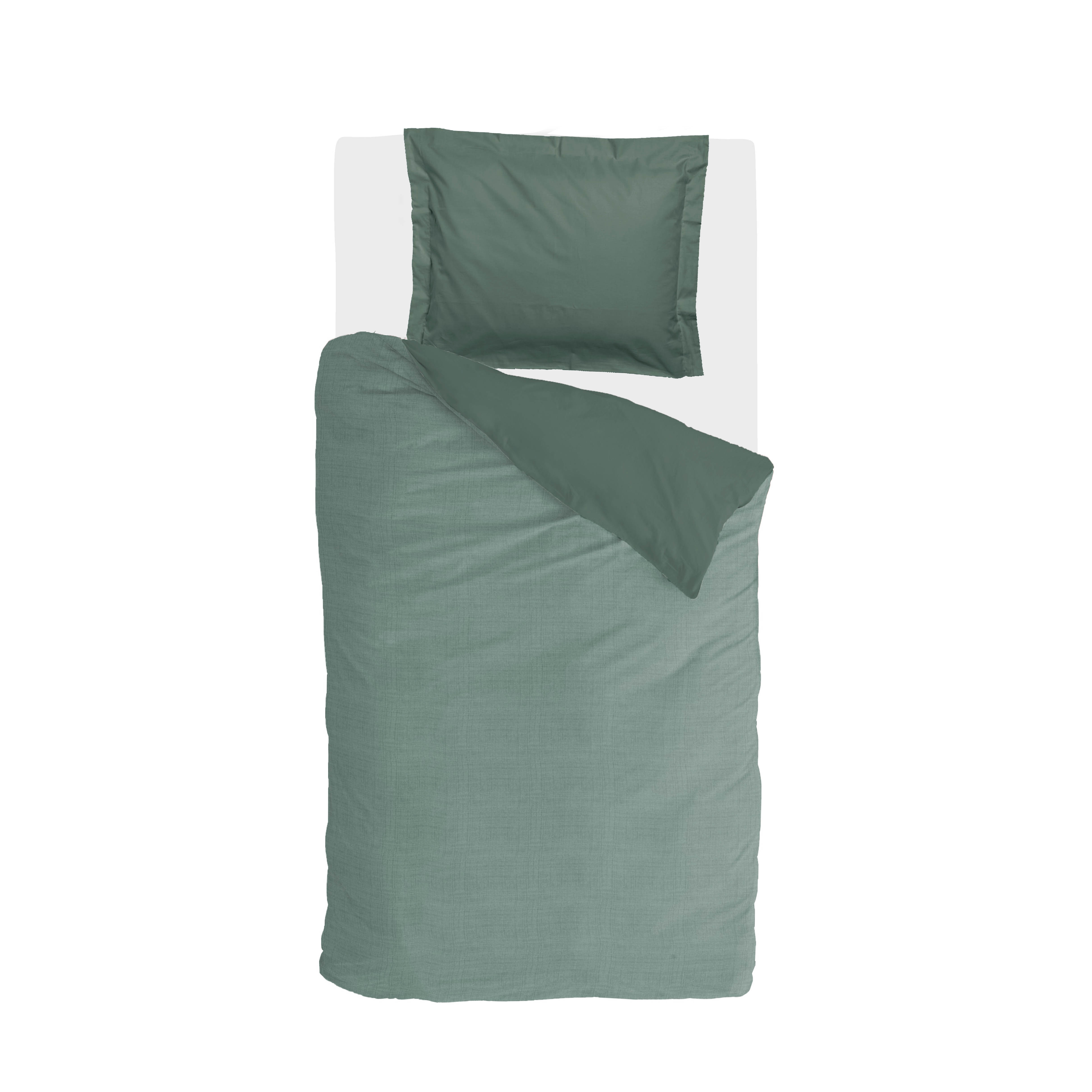 Vintage Club dekbedovertrek 155x220cm groen