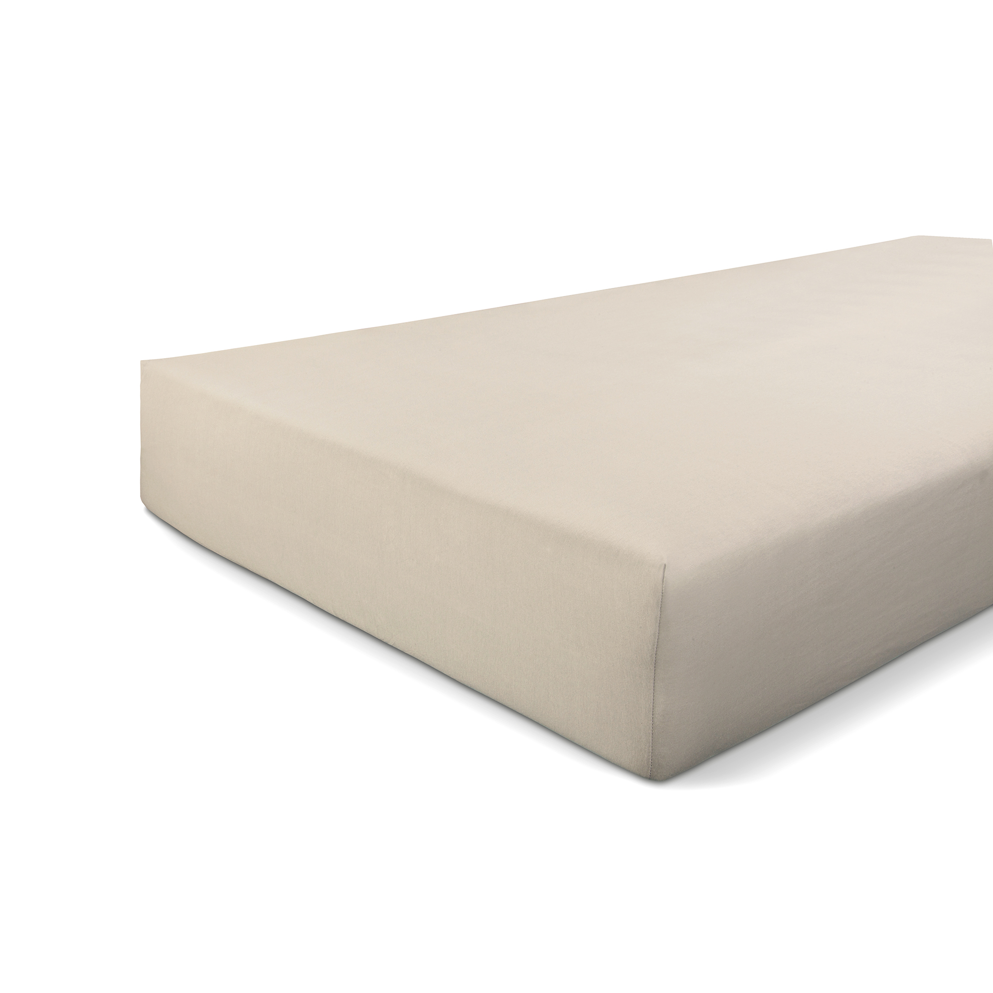 Jersey Stretch hoeslaken 140x200/210cm zandkleur