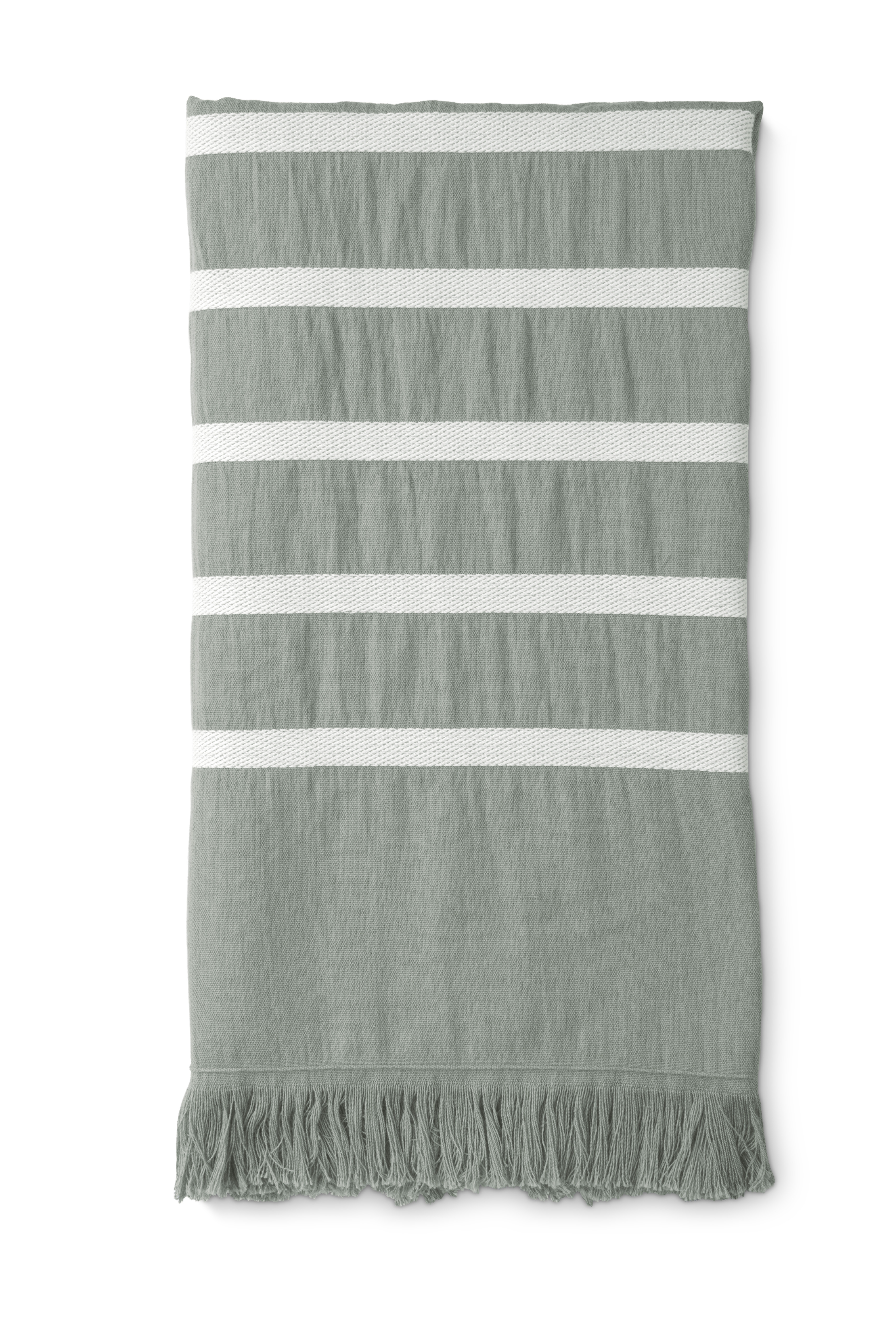 Sunny Stripes hamamdoek/fouta 100x180cm jade