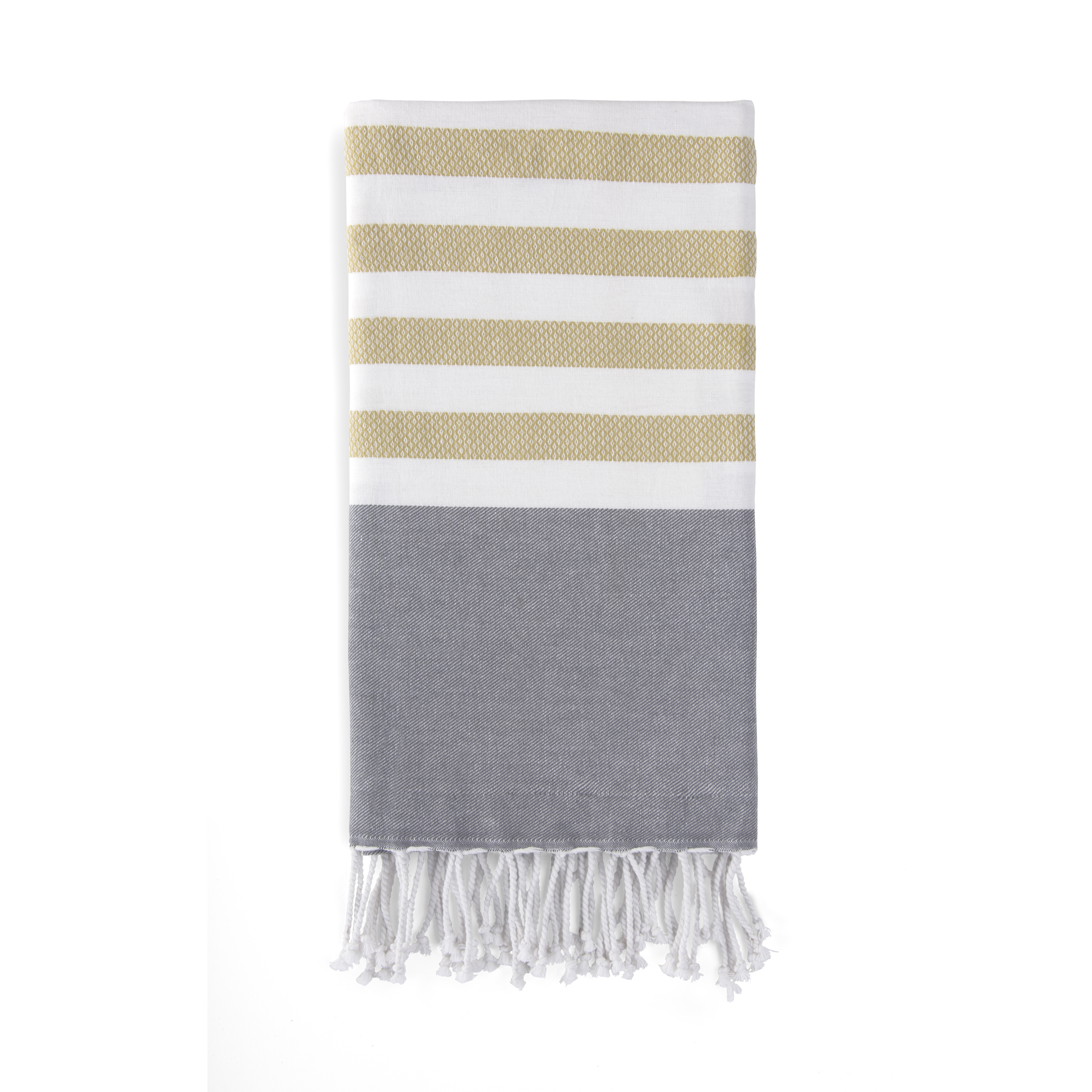 Sunshade Happiness hamamdoek/fouta 100x180cm jeans blauw