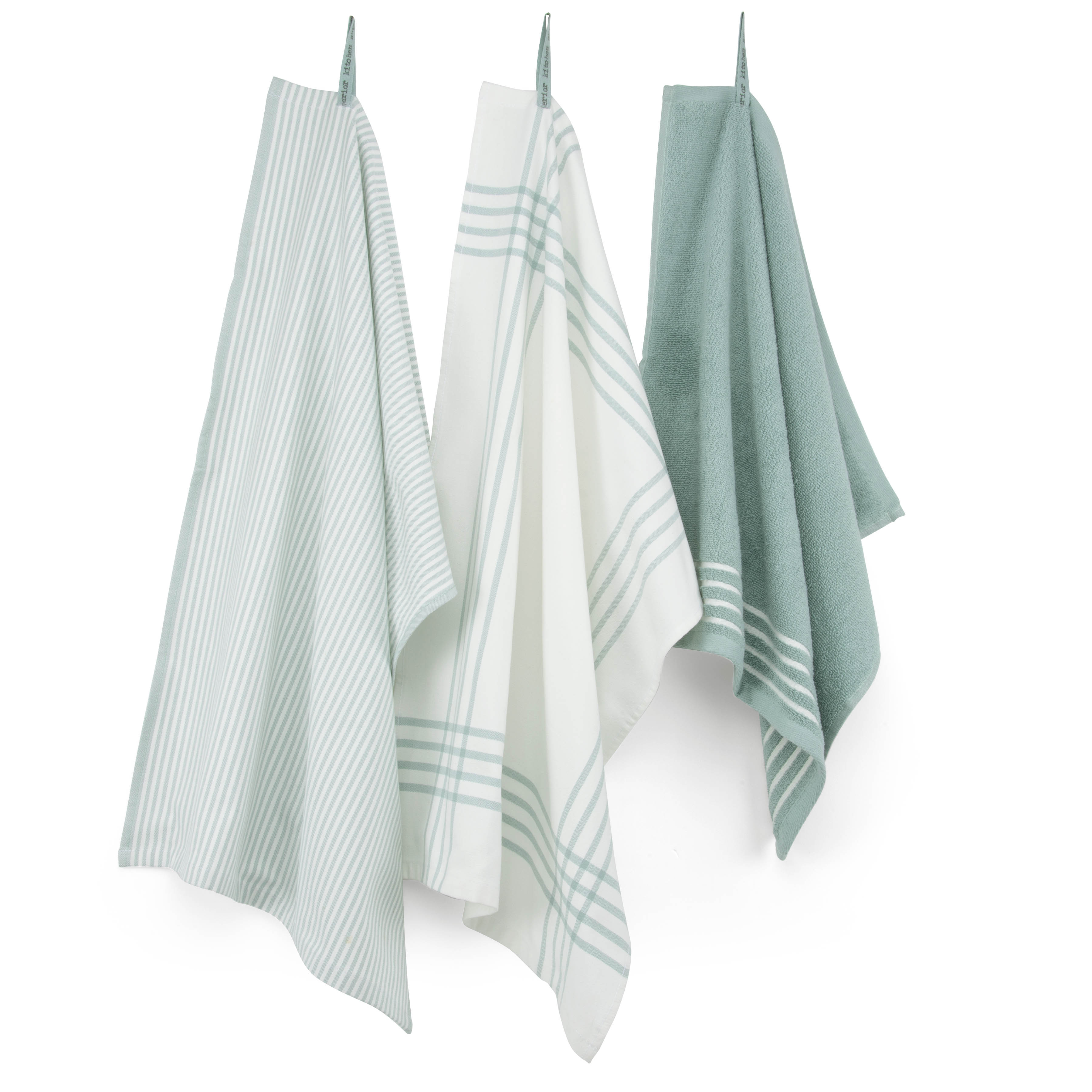 Superior keukenset 50x70cm (2 stuks) en 50x50cm (1 stuk) jade