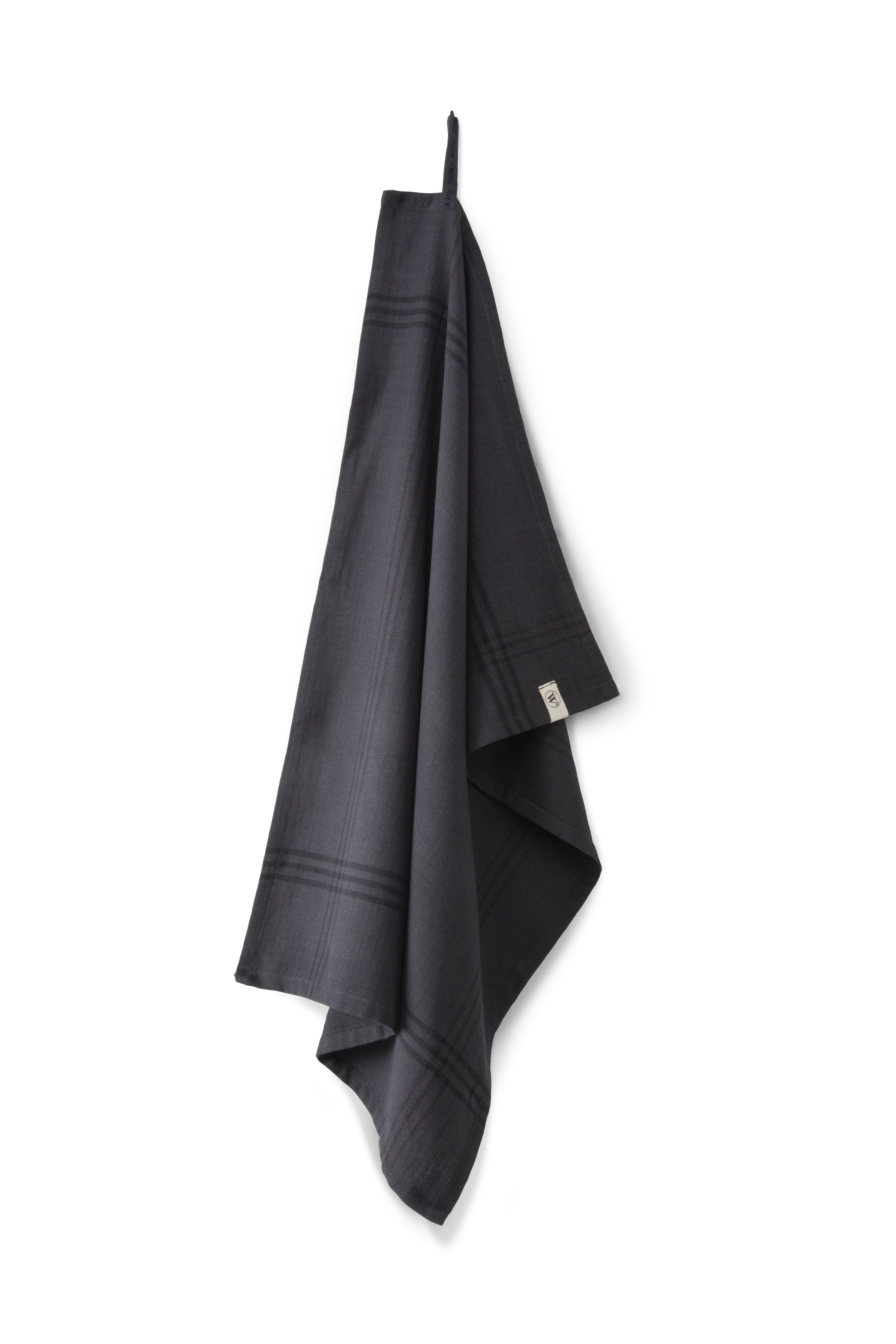 Line Out theedoek 50x70cm off-black