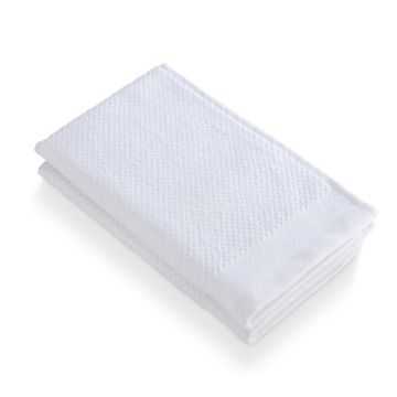 Soft Cotton Popcorn gastendoek 30x50cm wit (2 stuks)