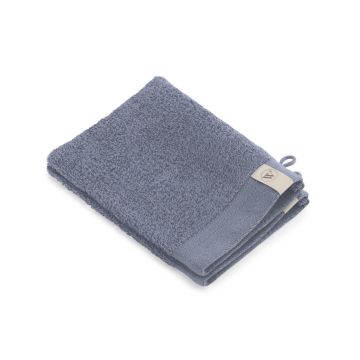 Soft Cotton washand 16x21cm indigo (2 stuks)