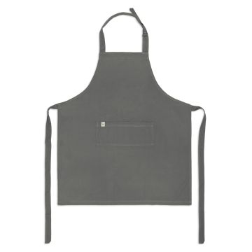 Cook with Happiness keukenschort 75x90cm off-black