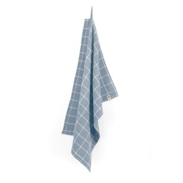 Dry with Cubes keukendoek 50x70cm jeans blauw