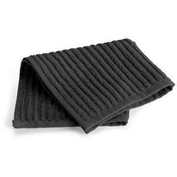 Clean & Shiny horeca vaatdoek 30x30cm zwart (6 stuks)