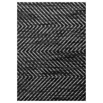 Base Swift tapis poils ras coureur 80x250cm noir