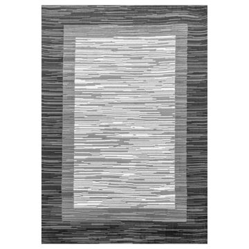 Base Care tapis poils ras coureur 80x250cm gris