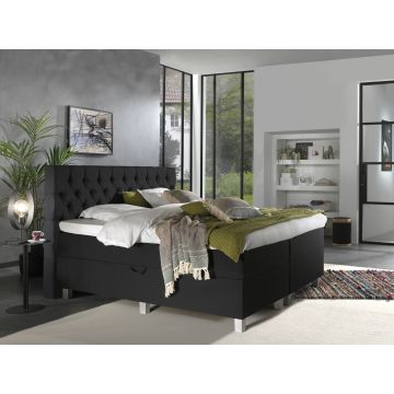 Urus opbergboxspring 160x200cm antraciet