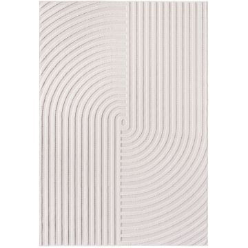 Doha Veyon vloerkleed laagpolig rechthoek 200x290cm crème