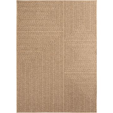 Timber Neo buitenkleed platgeweven rechthoek 280x370cm beige
