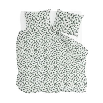 Spotty Animal dekbedovertrek 240x220cm groen