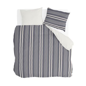 Steady Stripes dekbedovertrek 200x220cm blauw